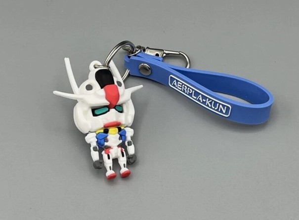 AERPLA-KUN - 3D RUBBER MASCOT KEYCHAIN 3 AERPLA-KUN - 3D RUBBER MASCOT KEYCHAIN – Image 3