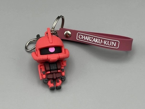 CHARZAKU-KUN - 3D RUBBER MASCOT KEYCHAIN 4 CHARZAKU-KUN - 3D RUBBER MASCOT KEYCHAIN – Image 4